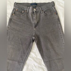 Aeropostale Women's Relaxed Gray Denim Jeans